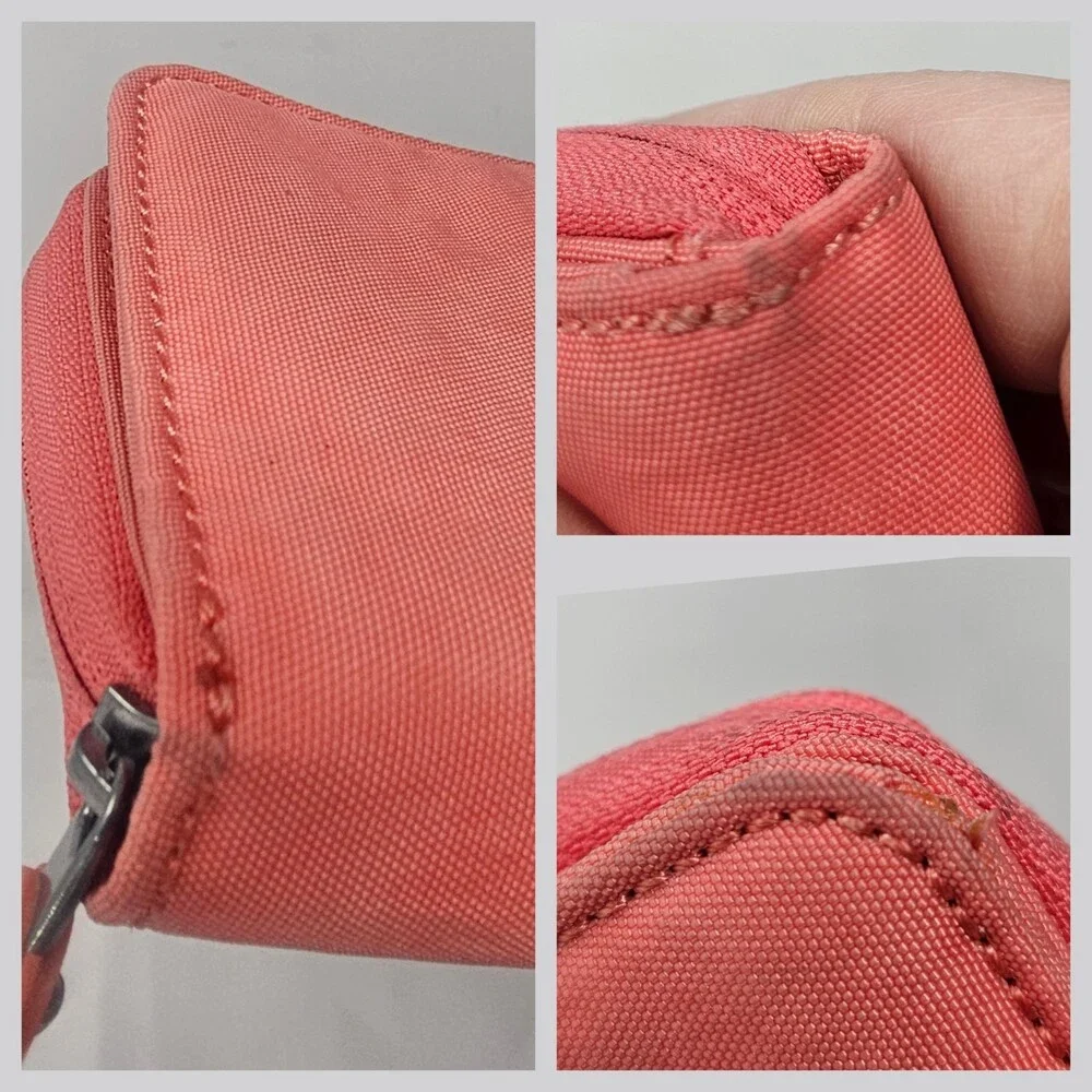 Kipling Money Love Zipper Wallet Coral Nylon RFID Blocking